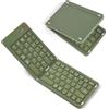 Aolso Tastiera Wireless Bluetooth Pieghevole, Tastiera Wireless Leggera, Triplo Pairing, Tastieras Portatile Ricaricabile per Smartphone/Tablet/PC/iPad/iPhone, Sistema Windows, iOS, Android-Verde