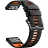 NotoCity Cinturino Compatibile con Garmin Fenix 7X/7X Pro 6X/6X Pro/5X/5X Plus,Cinturino in Silicone per Garmin Fenix 3/8/8 Pro 51mm, Instinct 2X/3 50mm,per Epix Pro (Gen 2) 51mm,Quatix 3