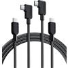 Anker Cavo USB angolo retto, USB C a USB C da 240W, confezione da 2