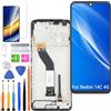 HLYGZX Display Schermo per Redmi 14C 4G/5G con Cornice Senza Impronte Digitali | con kit di riparazione，IPS LCD，HD Display，Sostituire lo schermo,per Modello:2411DRN47C 2409BRN2CA 2409BRN2CG 2409BRN2CY