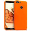 kwmobile Custodia Compatibile con Huawei Enjoy 7S / P Smart (2017) Cover - Back Case per Smartphone in Silicone TPU - Protezione Gommata - arancione fluorescente