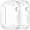 Simpeak Cover Compatibile per iWatch 42mm Series 11/10 (Confezione da 2), Custodia Compatibile con Apple Watch Series 11/10 42mm Full Protettivo TPU Caso Tutti i Modelli, Transparent+Transparent