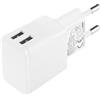 Security-01 Caricatore USB, 5 V, 2,4 A, 12 W, potenza totale con 2 porte laterali USB-A, adattatore di alimentazione CA a CC, per telecamere IP, tablet, lettori MP3, e-reader, smartphone, utensili