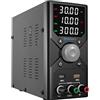 Jesverty SPS-3010X Alimentatore CC Variabile, Alimentatore da Banco CC Regolato a Commutazione 30 V 10 A con Display LED a 4 Cifre ad Alta Precisione, 5 Memorie, Alimentatore da Tavolo