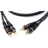 Drut Cavo di Terra per Mixer Giradischi RCA Doppio a RCA da 5 m con Cavo terminali di Terra (16,5 Piedi)