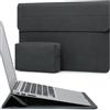 HYZUO 15 Pollici Custodie per PC Portatile con Supporto, Grigio spazio