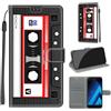 KENHONER Custodia per Samsung Galaxy A5 2017, nastro | Portafoglio Pelle PU, Magnetica, Resistente Agli Urti, Scomparto Carte Credito, Pieghevole, Flip Libro, Motivo