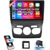 Hodozzy 【2+64G】Hodozzy Carplay Autoradio per Citroën C4L C4 DS4 2013-2017,10 Pollici Touchcreen Stereo auto Bluetooth Vivavoce con Android Auto/WiFi/GPS/RDS/FM/USB