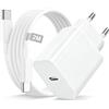 Lemsen 25W Caricatore USB C per iPhone 17/17 Air/17 Pro Max/16e/16 Pro Max/15/15 Pro/15 Plus, Caricatore Veloce iPhone 15 16 17 Caricabatterie USB C Alimentatore Presa Spina Rapido con Cavo Type-C Rapida 2M