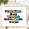 D&Vlab Tappetino Mouse Pad in Gomma per Pc PERSONALIZZATO con Tua Foto Logo Pubblicità Personalizzabile a forma rettangolare cuore tondo, Idea Regalo per Ufficio Scuola Gaming (Rettangolare (27x29 cm))