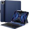 MoKo Custodia Tablet Universale con Tastiera per 9-11 Tablet, Indaco