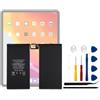 Vvsialeek A1577 Batteria di ricambio compatibile per iPad Pro 12.9 2015 1st Gen A1584 A1652 EMC 2838 2827 con kit di strumenti 0