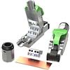LINKUP - Connettore RJ45 Cat6A (2 confezioni) Shielded Metal Die-Cast Field Modular Termination Plug | 10G Easy Internet Tool Free Plugs | per Cat6A up to 22AWG Solid Bulk S/FTP Ethernet Cable [Green]