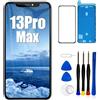 EFAITHLIFE per iPhone 13 PRO Max Sostituzione dello Schermo LCD 6,7 Pollici Gruppo digitalizzatore del Display Schermo tattile,con Strumento di Riparazione del Gruppo Telaio