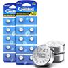 HQB 20 batterie alcaline a bottone AG3 LR41, 1,5 V, senza mercurio.