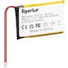 Fayerkar Batteria ai polimeri di litio 3,7 V 1800 mAh 963450 ricaricabile Lipo con connettore JST per VXI blu Parrott conferma la polarità del dispositivo e del connettore prima dell'acquisto