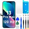 Digi4U Display OLED morbido di ricambio per iPhone 13 Pro Max, schermo da | 120 Hz FHD COP, True Tone, design sottile e leggero, funzione touch fluida e dissipazione del calore ottimizzata