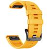 NotoCity Cinturino Quickfit 22mm per Garmin Fenix 7/6/5/7 Pro/6 Pro/5 Plus/8 47mm,Con Garmin Forerunner 945/955/965/970/E 45mm/Approach S60/S62/S70 47mm(Giallo)