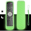 CTRLBETTER Custodia Telecomando in Silicone Compatibile Con Philips UHD LED TV RM-L1225 Telecomando Copertura Protettiva Antiurto Con Verde Fluorescente e Cordino