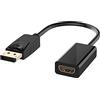 Jsdoin Adattatore da Displayport a HDMI, Jsdoin Da Maschio a HDMI Femmina Da 4K con Supporto Audio 4K 1080P per Lenovo, Dell, HP, Asus e altre marche, Nero
