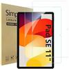 Simpeak 2 Pack Pellicola Protettiva Compatibile con Xiaomi Redmi Pad SE 11 2023, Vetro Temperato Protezioni Schermo HD Compatibile con Redmi Pad SE 11 2023 [Anti-graffio]