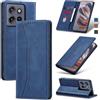 Jasonyu Cover per Motorola Edge 50 Neo, Portafoglio PU Pelle, Blu | Flip Libro, Slot Porta Carte, Magnetica, Funzione Supporto, TPU Antiurto Custodia