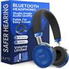 Puro Sound Labs JuniorJam Plus Cuffie Bluetooth wireless audio sicuro, batteria 22 ore, ideale per tablet, smartphone e PC