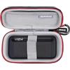 RLSOCO Custodia per SanDisk 1TB/2TB/4TB/500GB Extreme/Extreme PRO SSD & per Crucial X8 1TB/2TB/4TB Portable SSD