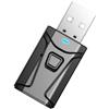 Snugcore Adattatore Bluetooth per TV, trasmettitore Bluetooth per TV, adattatore USB Bluetooth per PC, adattatore Bluetooth USB per auto, soluzione audio wireless per casa, soggiorno, auto, ufficio