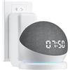 EWIGE Supporto da parete a spina, accessorio per Dot 4/5 gen e Google Speaker Stand Accessori (bianco)