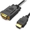 BENFEI Cavo HDMI a VGA placcato oro HDMI a VGA da 3 m (maschio a maschio) per computer, desktop, laptop, PC, monitor, proiettore, HDTV, Chromebook, Raspberry Pi, Roku, Xbox
