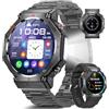 Marsyu 2026 AI Smartwatch Uomo con GPS/Altezza/Pressione Sanguigna/Torcia LED