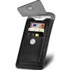 ONEFLOW Zeal Custodia compatibile con Apple iPhone 13 Pro, custodia con slot per schede, 360 gradi, custodia in pelle vegana, custodia per cellulare, supporto per clip da cintura, colore: Obsidiaan