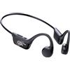 ZOVIMAX Cuffie Conduzione Ossea Bluetooth 6.0 Cuffie Open Ear Wireless Auricolari