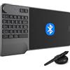 HUION Keydial KD200 Tavoletta Grafica con Tastiera Bluetooth | 8,9 x 5,6 Pollici, Quadrante, 23 + 5 Tasti, Ricarica Rapida, PC, Mac e Android, Ideale per Designer