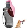 Yooyan Borraccia per cani, 800 ml, per viaggi, a prova di perdite, rosa