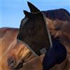 Horses Maschera Antimosche Horses Fly Go, Leggera e Traspirante, Maglie Fini con Orecchie in Tessuto Forato per Protezione da Mosche e Moscerini (Grigio, xs)