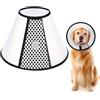 WYFCR Pet Cone Recupero, Collare protettivo regolabile Elizabeth Recupero per cani di grandi dimensioni, Anti-Bite Lick Copertura di sicurezza del collo(circonferenza del collo 45-51cm)