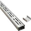 SXSJMY Piccolo Canaletta Scolo Acqua Piovana Acciaio Inox 304, Largo 5 cm, Lungo 1 m - Canalina Lineare per Terrazza, Piscina, Marciapiede - Kit con Griglia di Scolo e Connettore