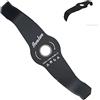 Avalon - Disco Curvo a 2 Punte per decespugliatore (300 x 3,0 mm), Lama per Tagliare principalmente steli legnosi e sottobosco Resistente