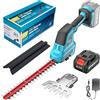 SEESII Tagliasiepi a Batteria, 2 in 1 Taglia Elettrico Per Tagliare Siepi