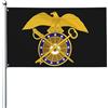 Generic Bandieras Da Cortile Unitedtates Army Quartermaster Corps Military Durevole Bandiera Garden Decorativo Striscione Per Patio Veranda 90X150 Cm