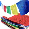 SEMINISMAR Bandiera della preghiera,Bandiere con preghiere tibetane,Bandiere di preghiera buddista tibetana,Bandierine tibetane,per altari buddisti,sale di meditazione,decorazione esterna,20 lati,5 metri