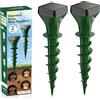 Dufuso Dissuasori per Talpe, 2 Pezzi Dissuasore per Topi, Repellente per Topi, Scaccia Talpe per Scoiattoli di Terra, Serpenti, Visoni, IP65 Impermeabile-Verde
