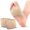 nailpretty 1 Paio Cuscinetti Metatarsali, Solette Metatarso in Tessuto, Prevengono Vesciche e Calli, Traspirante Morbido, Adatto per donna e uomo, Dolore all'avampiede (L)