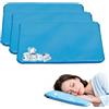 TYURJYR Cuscino rinfrescante, 3 pezzi, cuscino rinfrescante riutilizzabile per dormire, sollievo stanco, fresco estate piillow, fresco a prova di perdite, inserto in gel per rinfrescare, comodo tappetino
