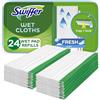 Swiffer Sweeper Wet Floor Mop Refill, Floor Cleaner, Gain Scent, 24 Count
