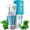 Great Oral Health Dentifricio nano idrossiapatite senza fluoruro; Dentista Formulato Pro Remineralizing Toothpaste Plus Anti Cavity Xilitolo, Remineralizzazione dei denti per denti sensibili e supporto smalto in menta