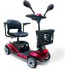 Generisch Scooter per la mobilità a 4 ruote Motiro per anziani e adulti, pieghevole e compatto, autonomia fino a 20 km, batteria estraibile 24V 12Ah, faro LED e cestino removibile