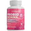 VITAMINLEAF Probiotici Donna Flora Intima 90 Capsule 56 Miliardi UFC/dose - Con fermenti lattici Lactobacillus Crispatus, Rhamnosus per Candida Vaginosi e Gonfiore Addominale